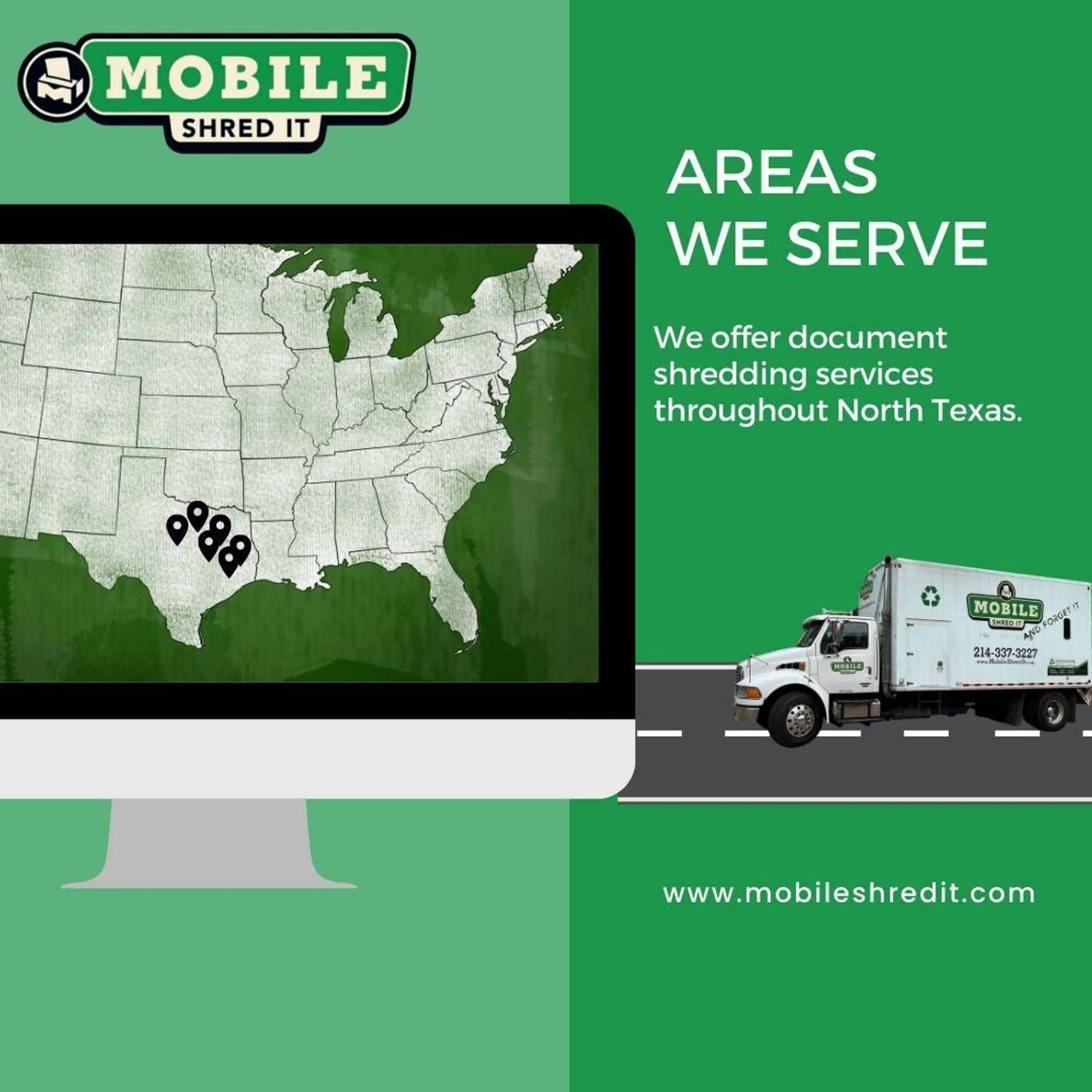 mobile shred it service area