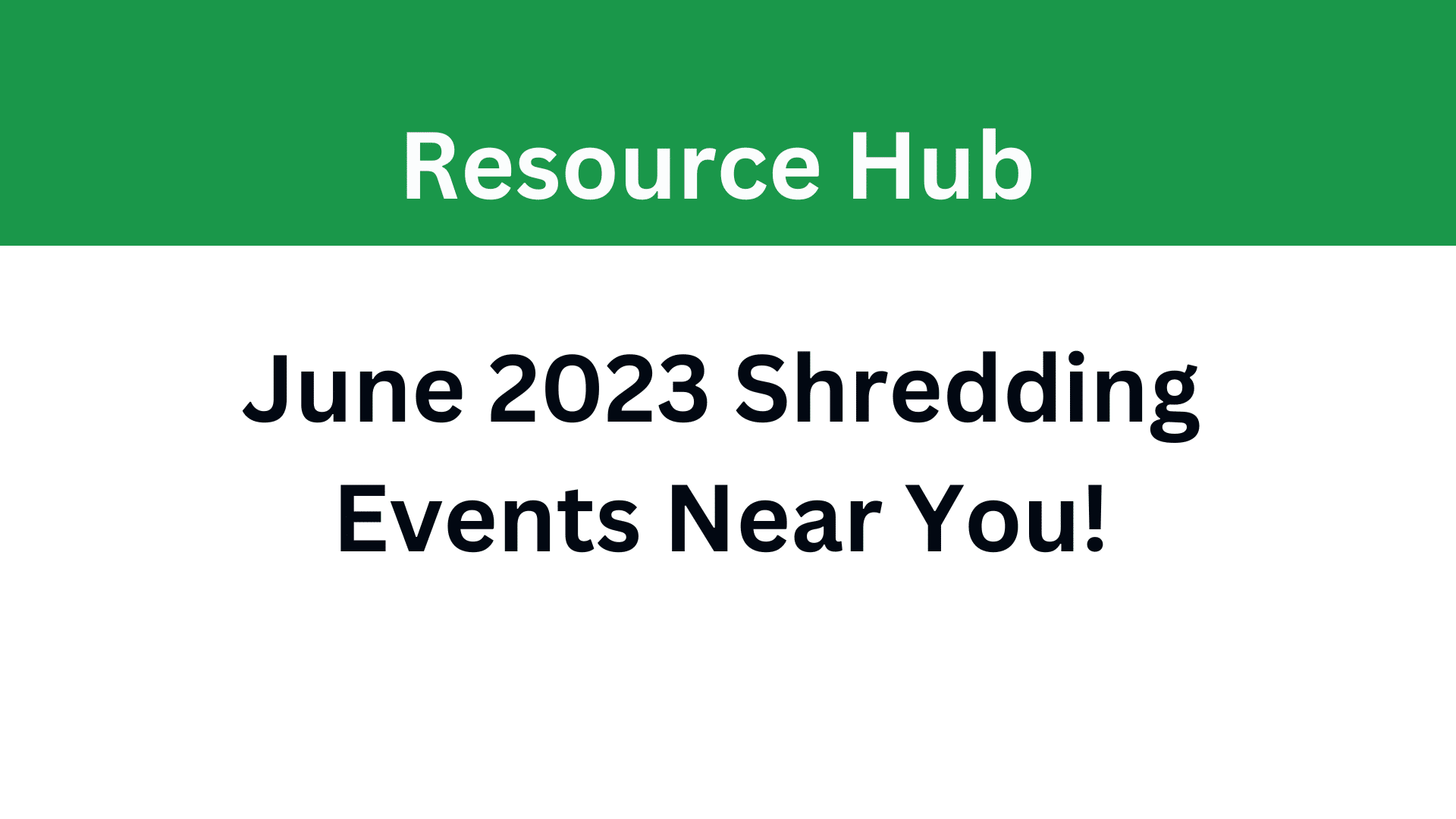 Free Paper Shredding Dallas June 2023 - Mobile Shred IT