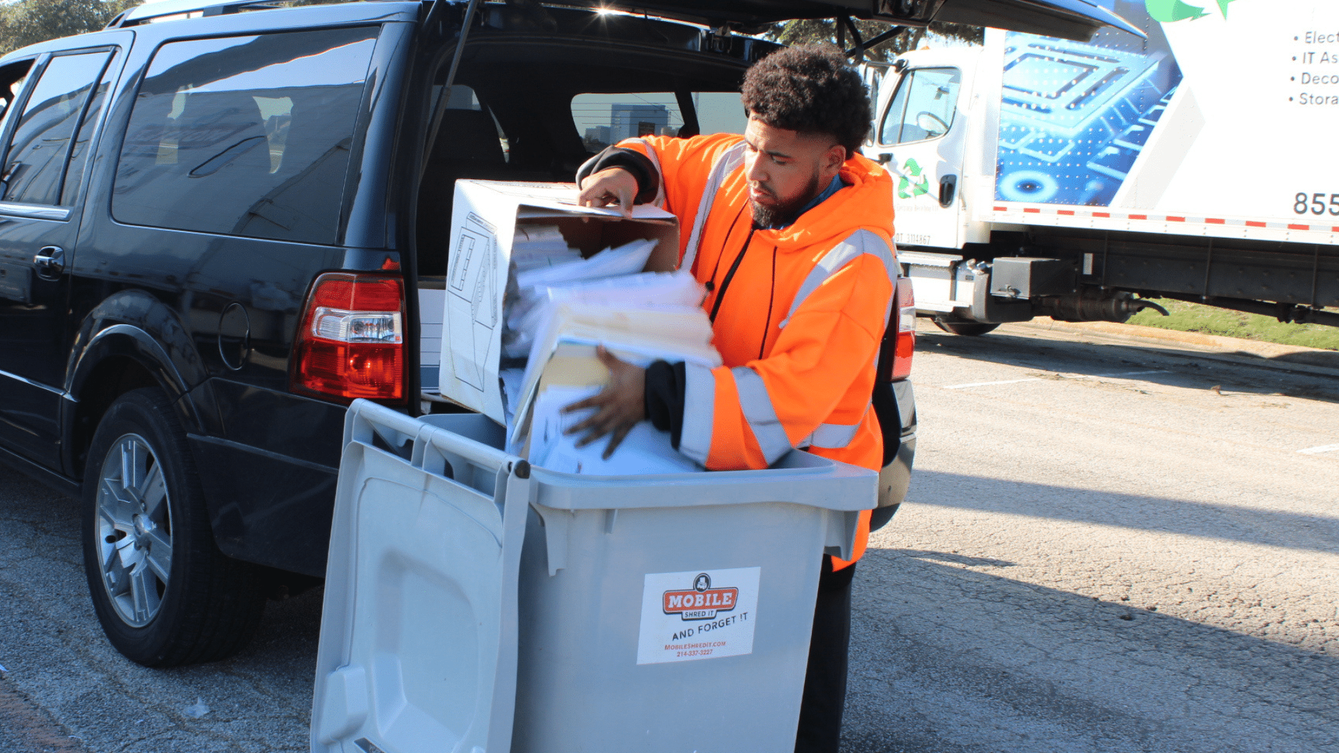 free paper shredding in dfw