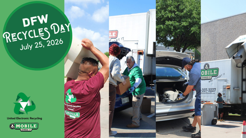 DFW Recycles Day 2026: Free Paper Shredding Near Dallas, Texas - Mobile ...
